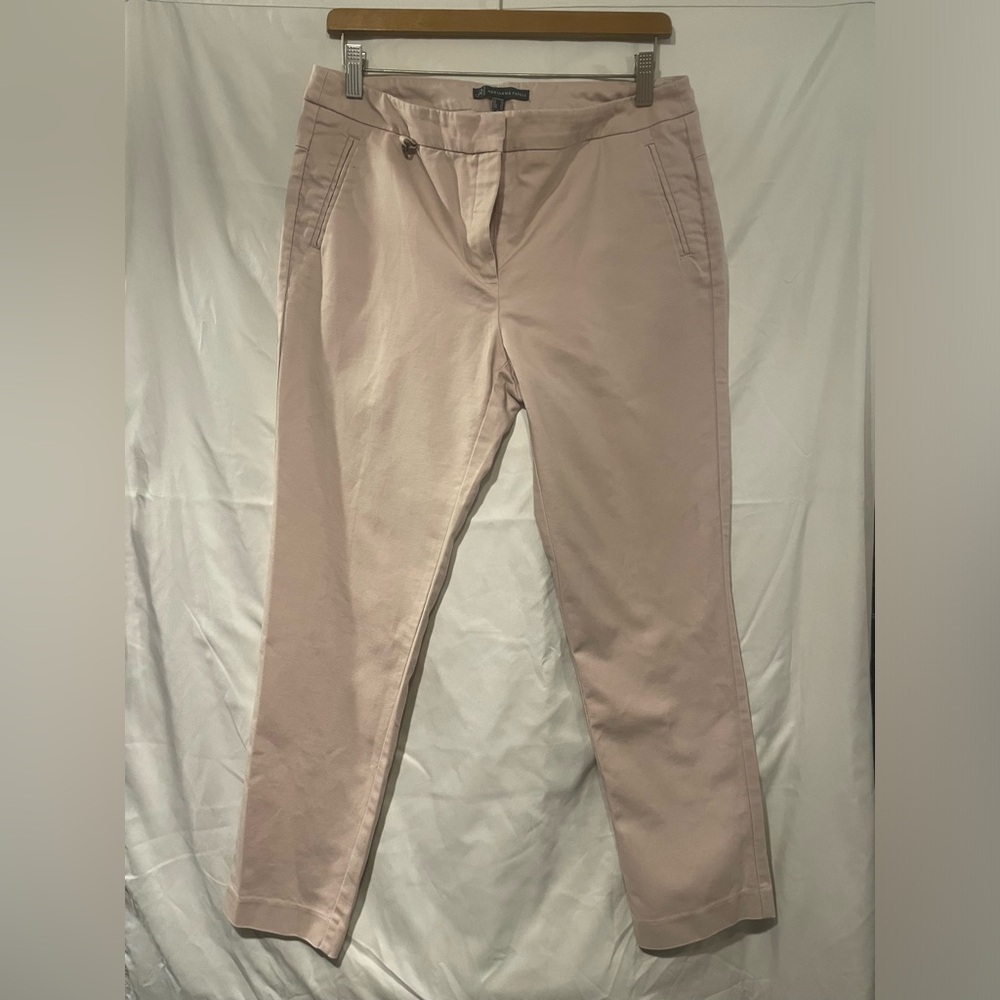 pale pink Adrianna papell pants size 10 stretch